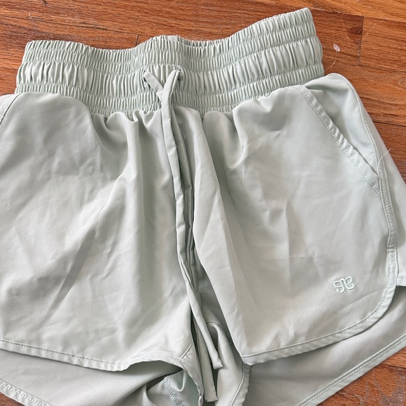 Albion Pants - Albion Women's Mint Green Athletic Shorts